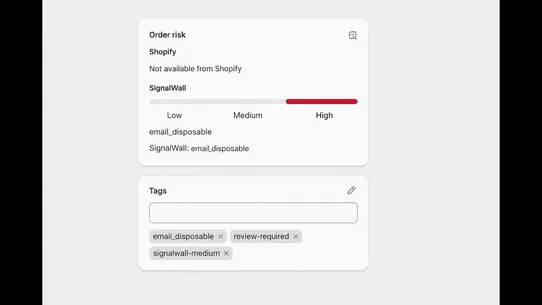 SignalWall screenshot