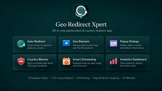 Geo Redirect Xpert screenshot