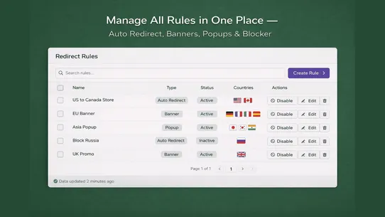 Geo Redirect Xpert screenshot
