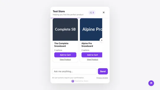 Zoocx ‑ AI Shopping Assistant screenshot