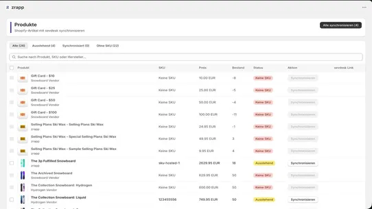 zrapp: Rechnungen &amp; E‑Rechnung screenshot