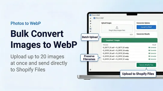 LH Photos to WebP screenshot