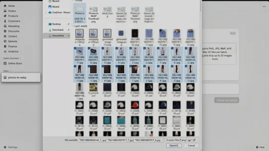 LH Photos to WebP screenshot