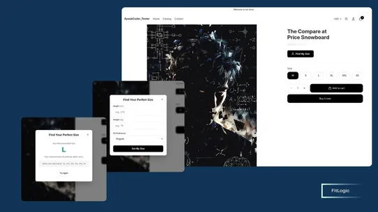 FitLogic · Smart Size Charts screenshot