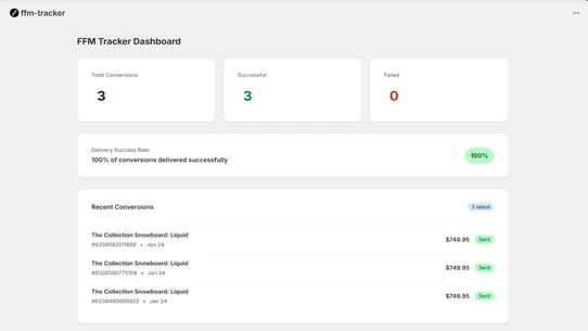 FFM Tracker screenshot