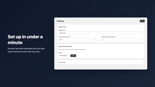 SimpleProfit: Profit Dashboard screenshot