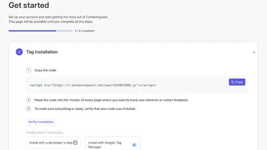 Simple Contentsquare Install screenshot