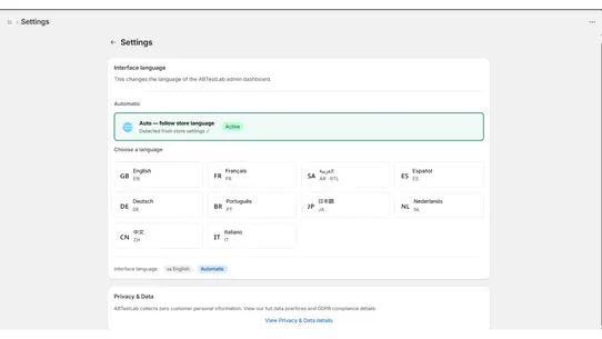 ABSplitLab screenshot