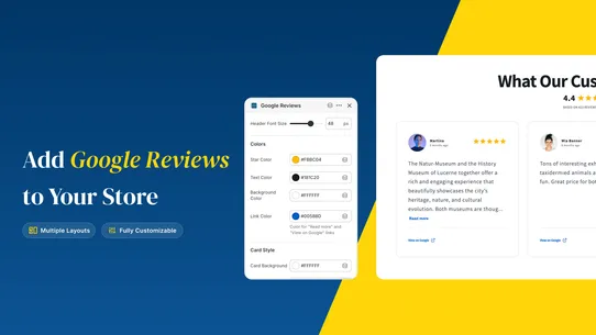 Google Reviews by Boltverk screenshot