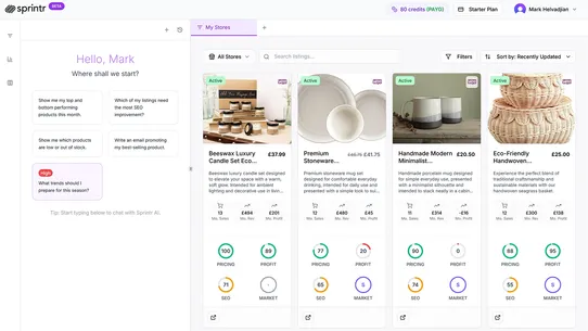 Sprintr screenshot