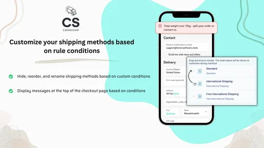 CondiShip: Rule‑Based Shipping screenshot