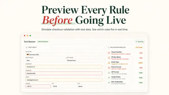 EL Address Validator screenshot