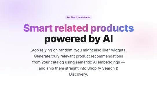 AI Related Products screenshot