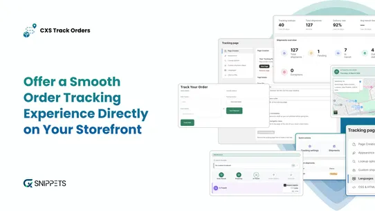 CXS Track Orders screenshot