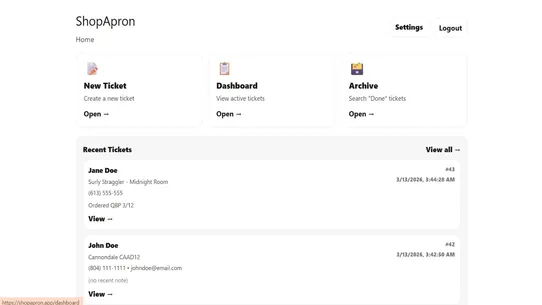 ShopApron screenshot