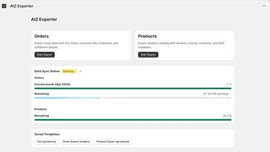 AIZ Exporter screenshot