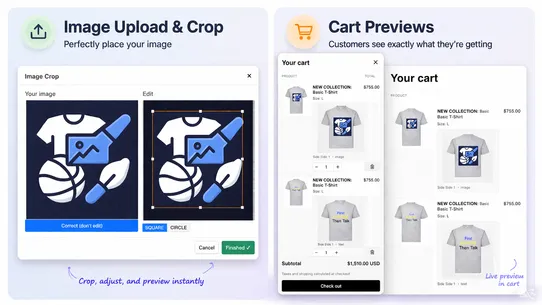 Lantera's Product Customizer screenshot