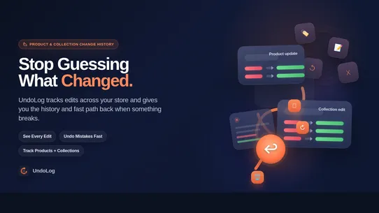 UndoLog‑Track and Undo Changes screenshot