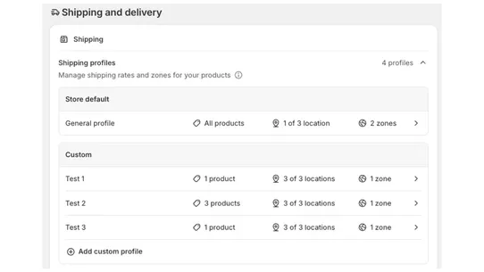 AA Shipping Profile Automator screenshot