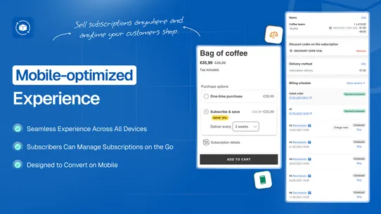 Seal Subscriptions App screenshot