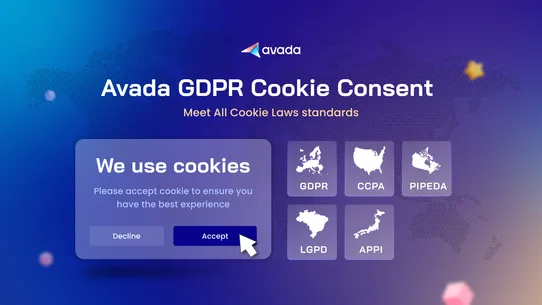 Avada GDPR Cookie Consent screenshot