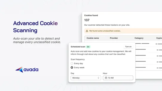 Avada GDPR Cookie Consent screenshot