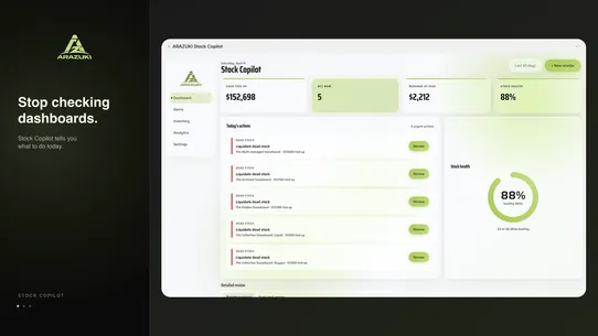 ARAZUKI Stock Copilot screenshot