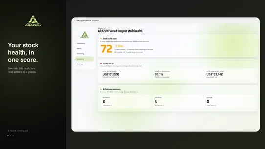 ARAZUKI Stock Copilot screenshot