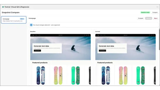 Testral ‑ QA tester screenshot