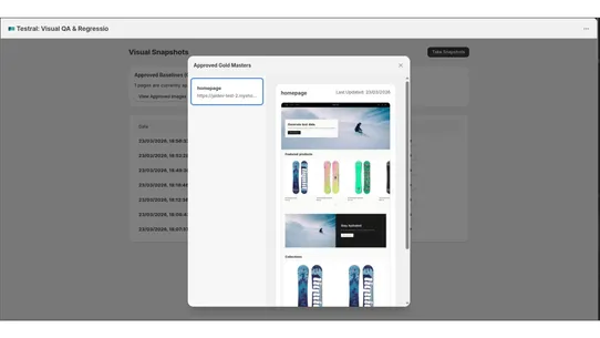 Testral ‑ QA tester screenshot