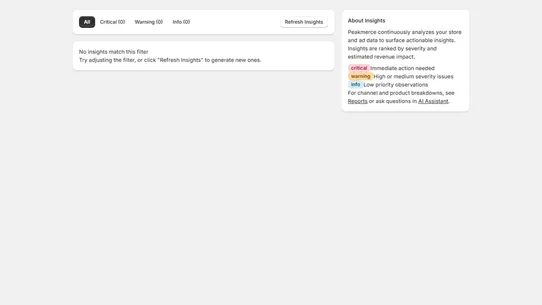 Peakmerce screenshot