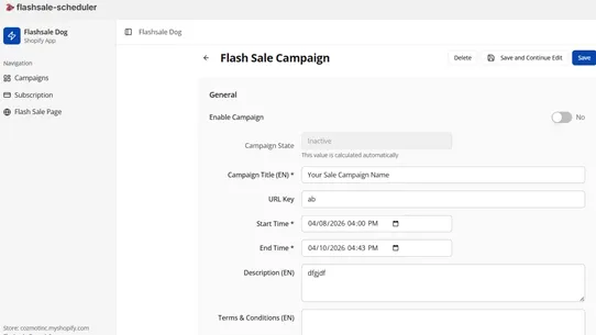 Flash Sale screenshot