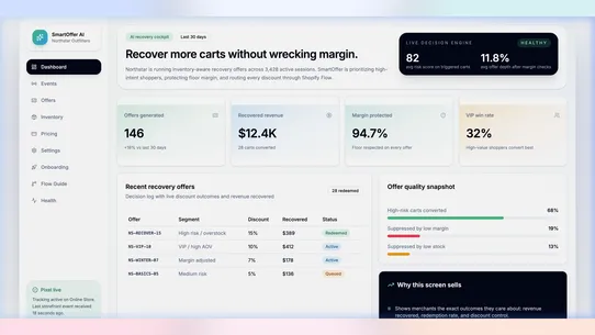 SmartOffer ‑ Cart Recovery screenshot