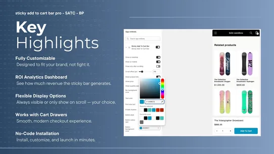 Sticky Add‑To‑Cart Bar Pro screenshot