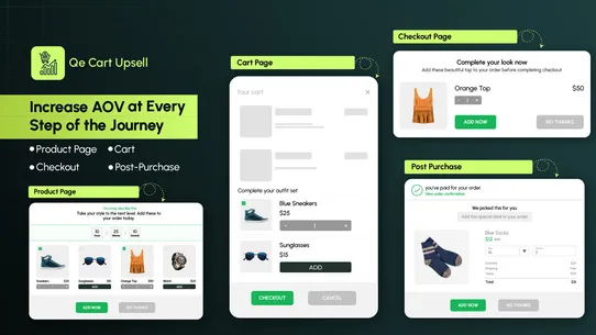 Qe Cart Upsell screenshot