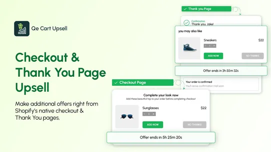 Qe Cart Upsell screenshot
