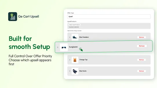 Qe Cart Upsell screenshot