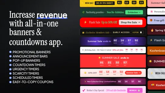 Countdown Timer &amp; Banner Bar screenshot