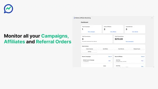 Referlo Affiliate Marketing screenshot