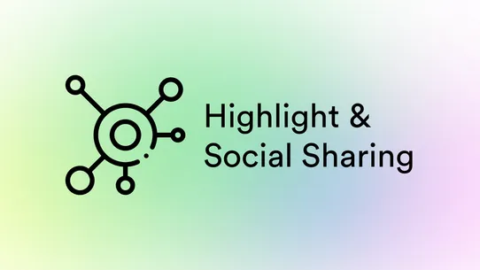 RT: Highlight &amp; Social Sharing screenshot