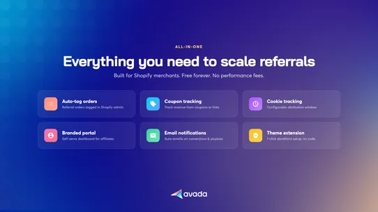 Avada Affiliate Marketing screenshot