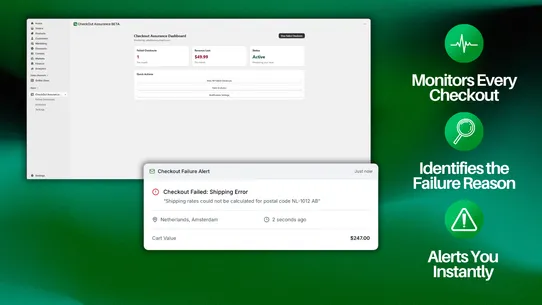 Checkout Assurance screenshot