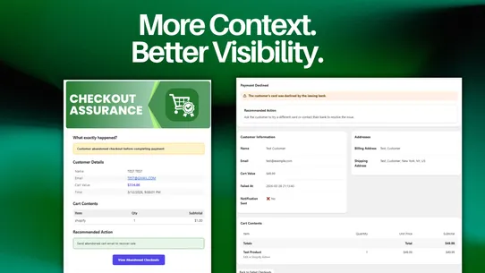 Checkout Assurance screenshot