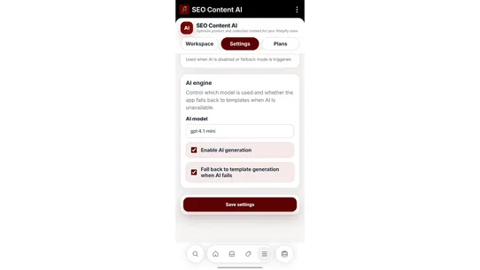 SEO Content AI screenshot