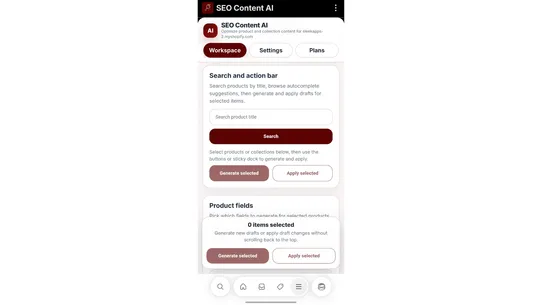 SEO Content AI screenshot