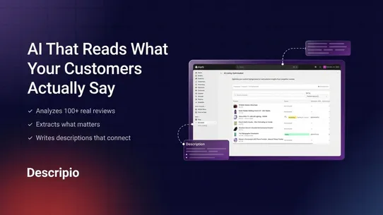 Descripio: AI Review Insights screenshot