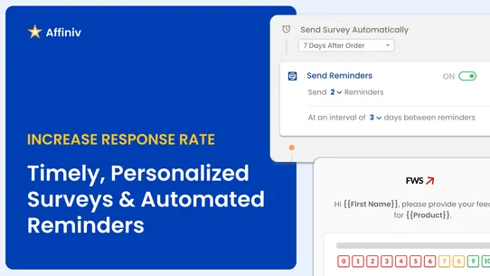 Affiniv Net Promoter Score NPS screenshot