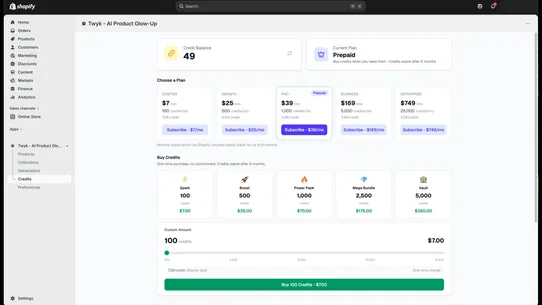 Twyk ‑ AI Product Glow‑Up screenshot