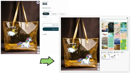 EzPrint ‑ Product Designer screenshot