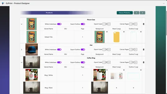 EzPrint ‑ Product Designer screenshot